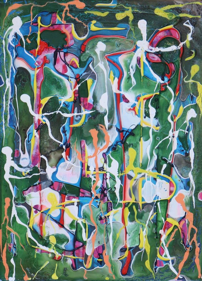 Lost in colours / 30 x 40 cm tabla / Andrew Evans