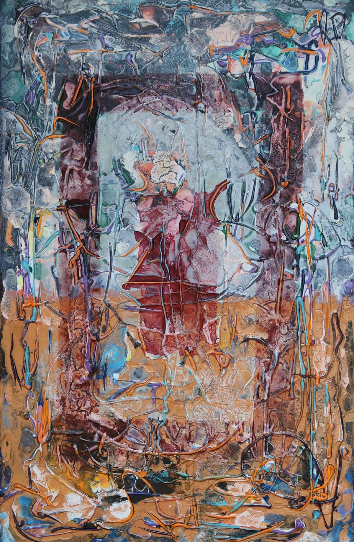 Entrance to nowhere / 40 x 60 cm tabla / Andrew Evans