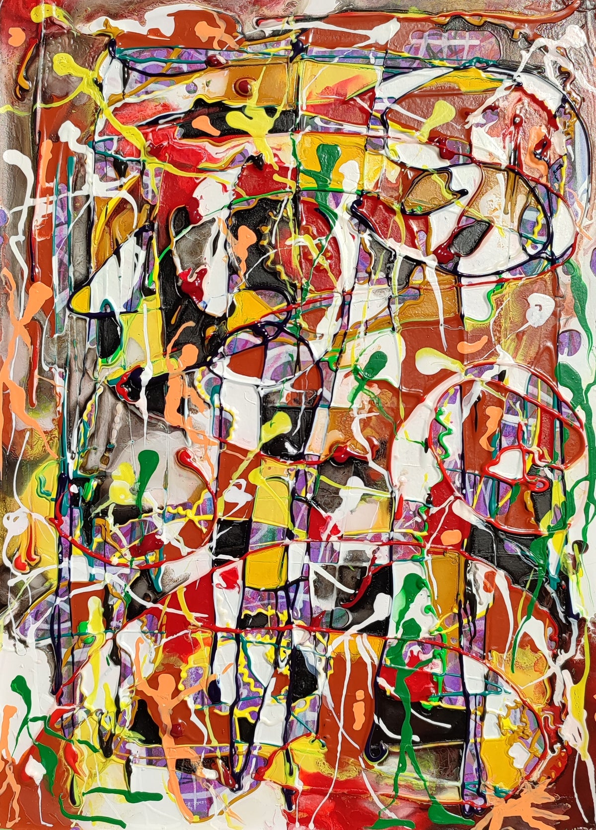 Marketplace / 30x40 cm tabla / Andrew Evans