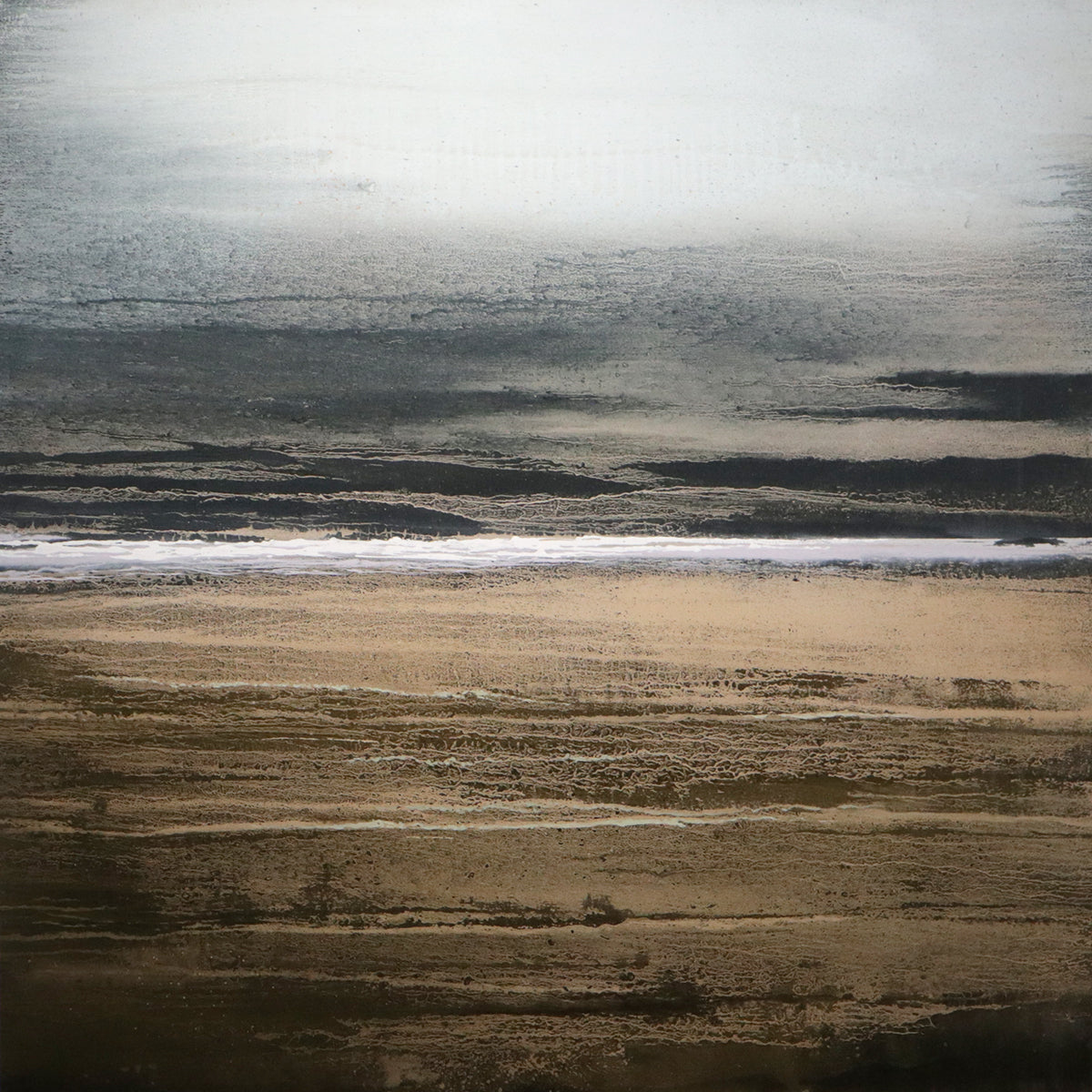 Marina 1 / Obra sobre tabla 120 x 120 cm / José Arias