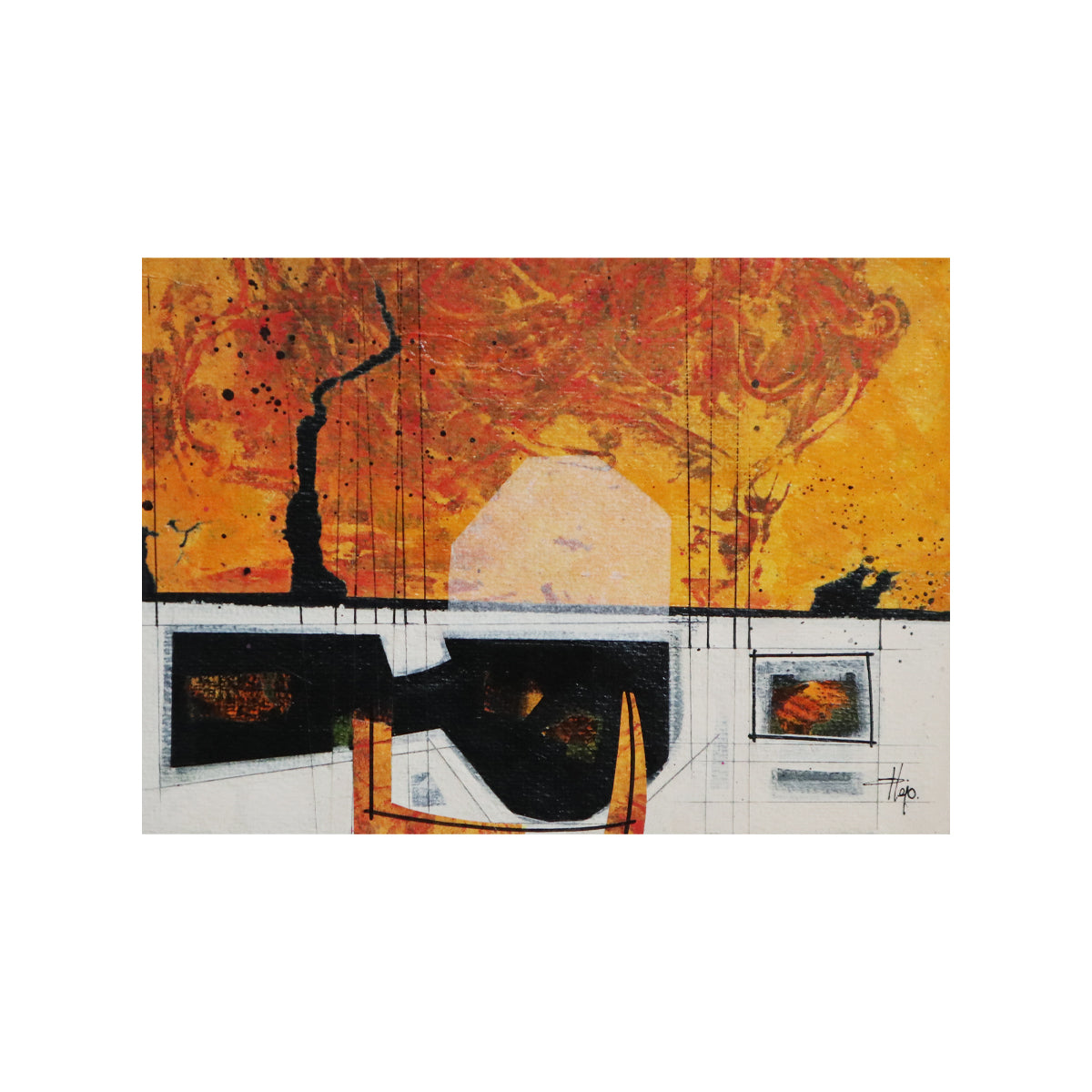 Otoño en Central Park / 21 x 29,5 cm / Alejo González