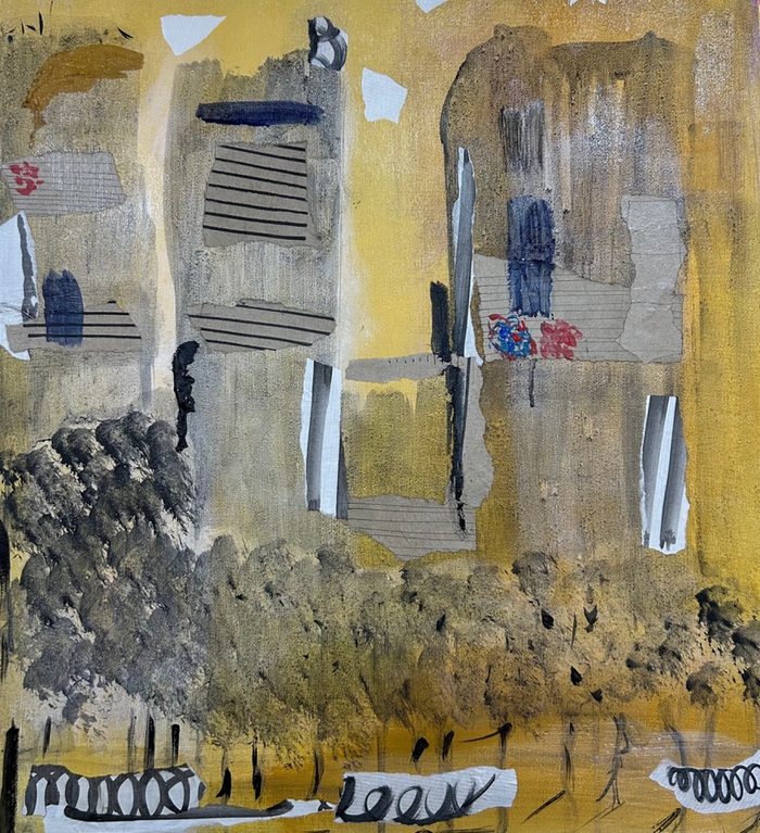 Lo que queda de un paisaje urbano / 55 x 46 / Fernando Guimerá