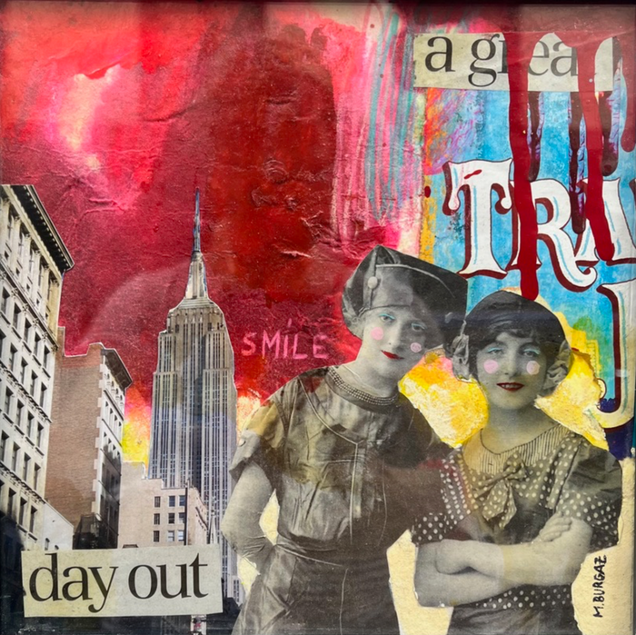 Day in day out / 20 x 20 cm / María Burgaz