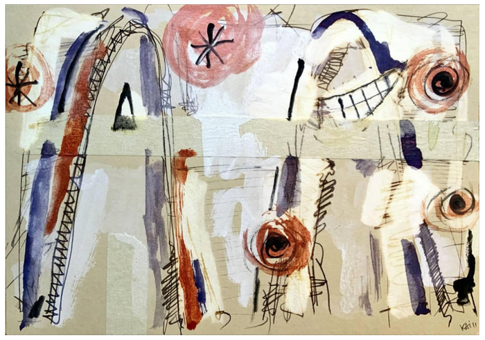 Miedo con dientes relucientes / 15 x 21 cm / Kai García Estrada