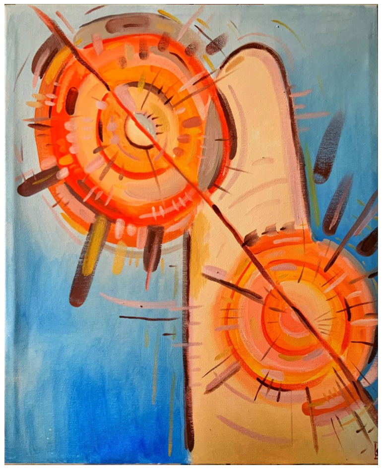 Miedo órfico cálido / 38 x 46 cm / Kai García Estrada