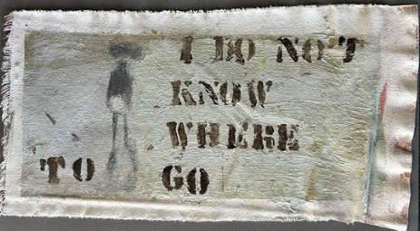 I do not Know where / lienzo montado sobre tabla 35x17 cm / V. Mourelo