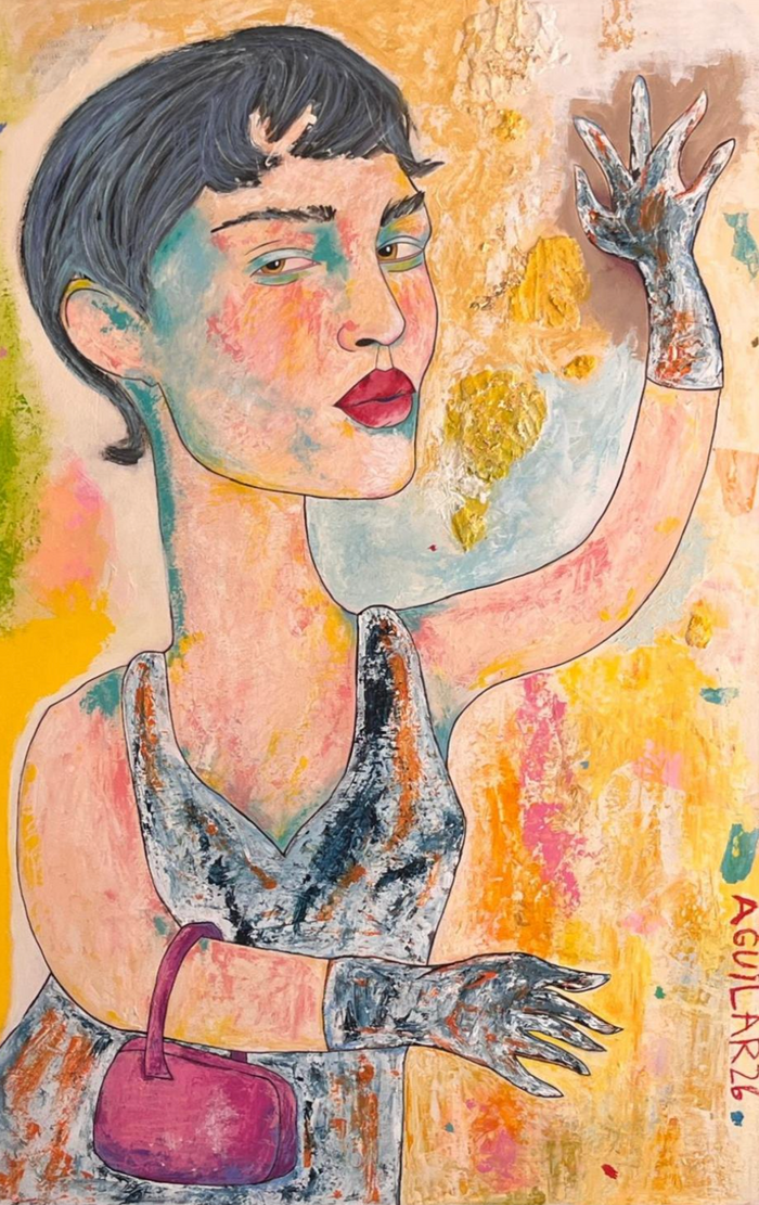 Palimpsesto I / Técnica mixta sobre tablero fenólico. 70x122cm / Antonio Aguilar