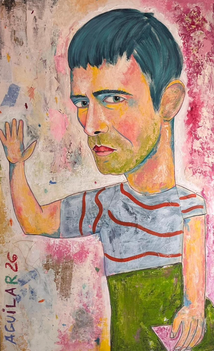 Palimpsesto II / Técnica mixta sobre tablero fenólico. 70x122cm / Antonio Aguilar