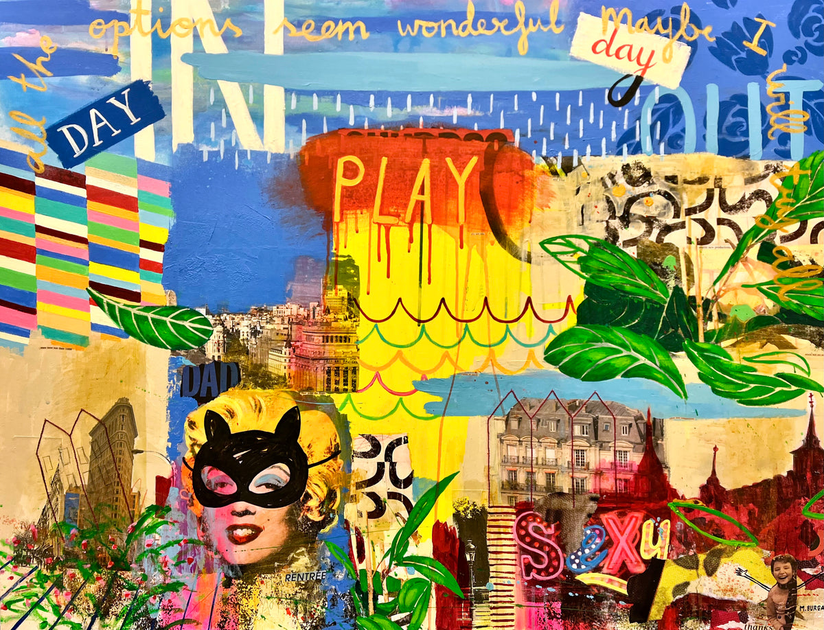 Day in day out / 89 x 116 cm / María Burgaz