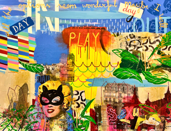 Day in day out / 89 x 116 cm / María Burgaz