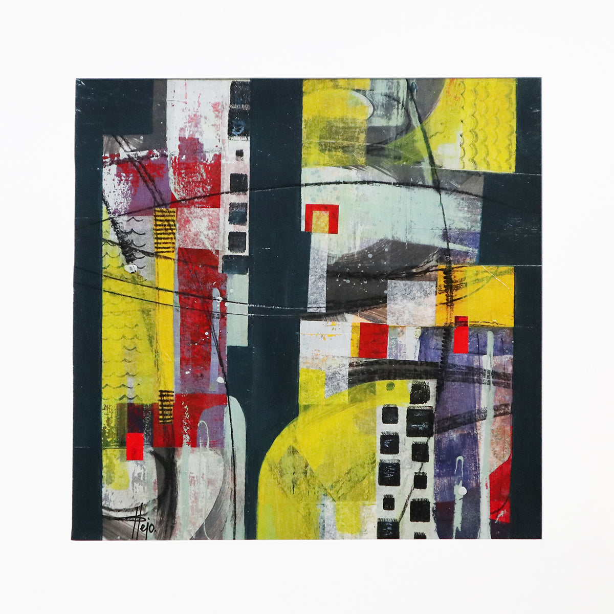 El Abrazo / 25 x 25 cm / Alejo González