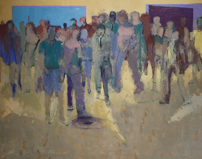 L1 Bilbao y el agujero de gusano / 162 x 130 cm óleo sobre lienzo / V. Mourelo