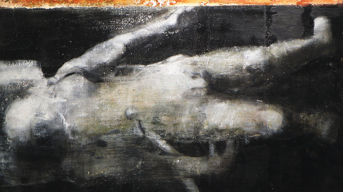 Sin título / óleo sobre madera 61x35 cm / V. Mourelo