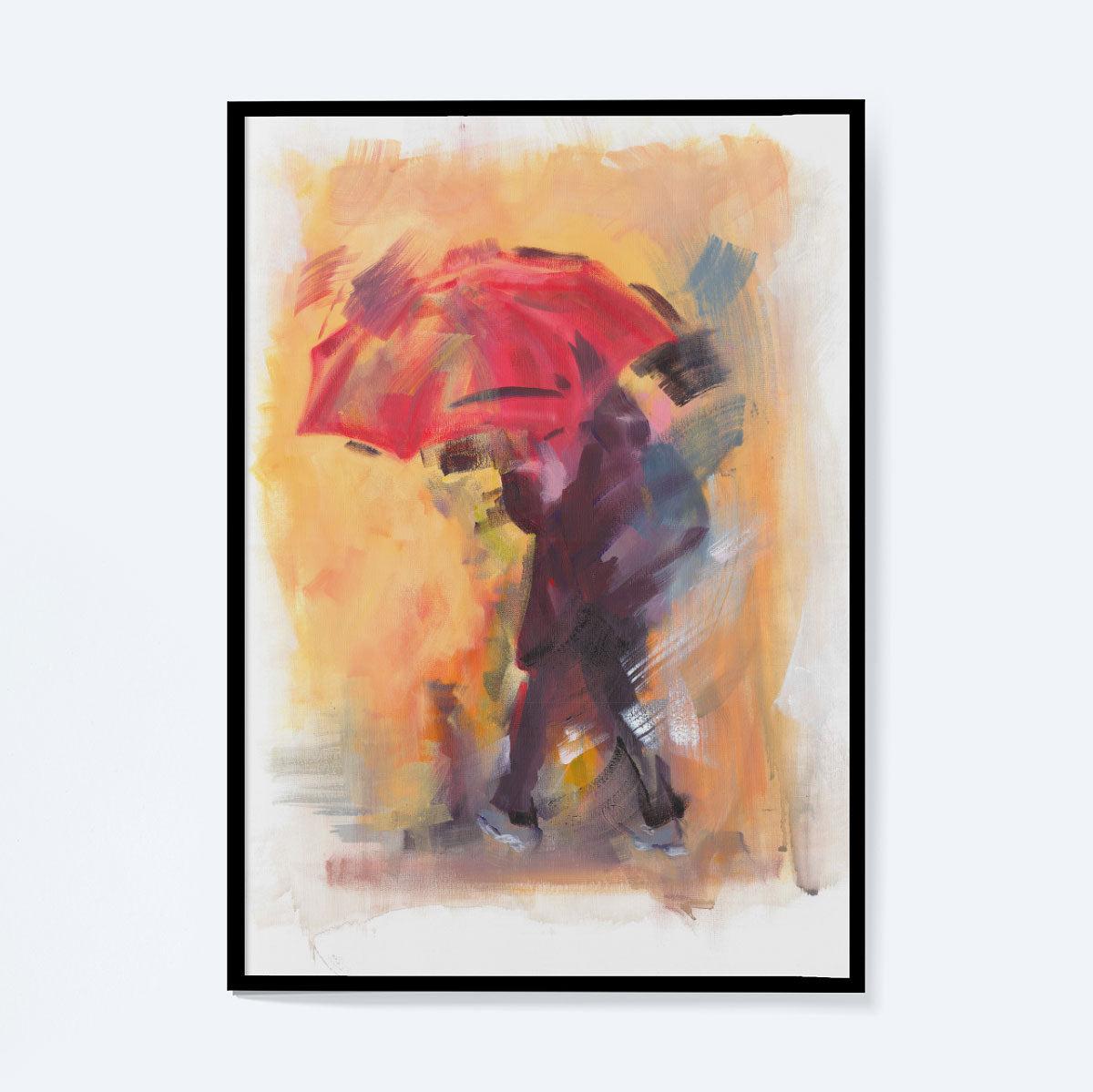 Aguacero de otoño - Carlos Soto - 42x60cm (A2)