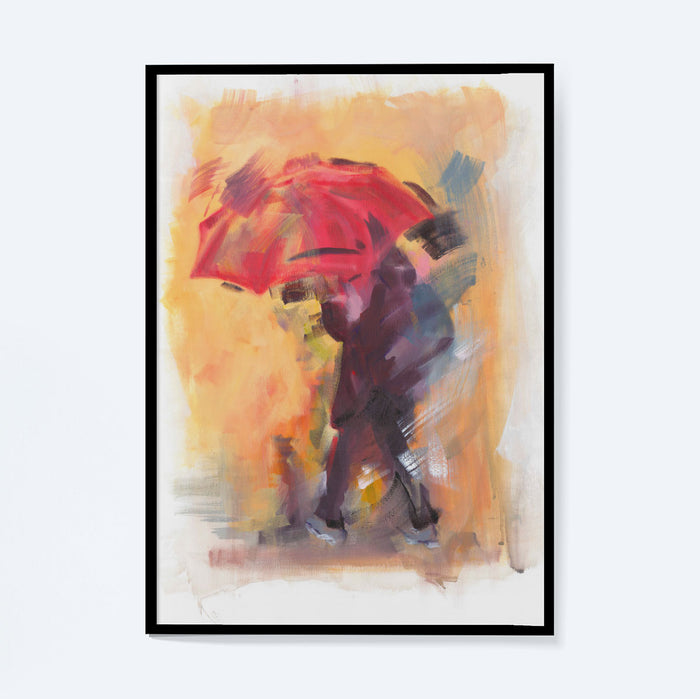 Aguacero de otoño - Carlos Soto - 42x60cm (A2)