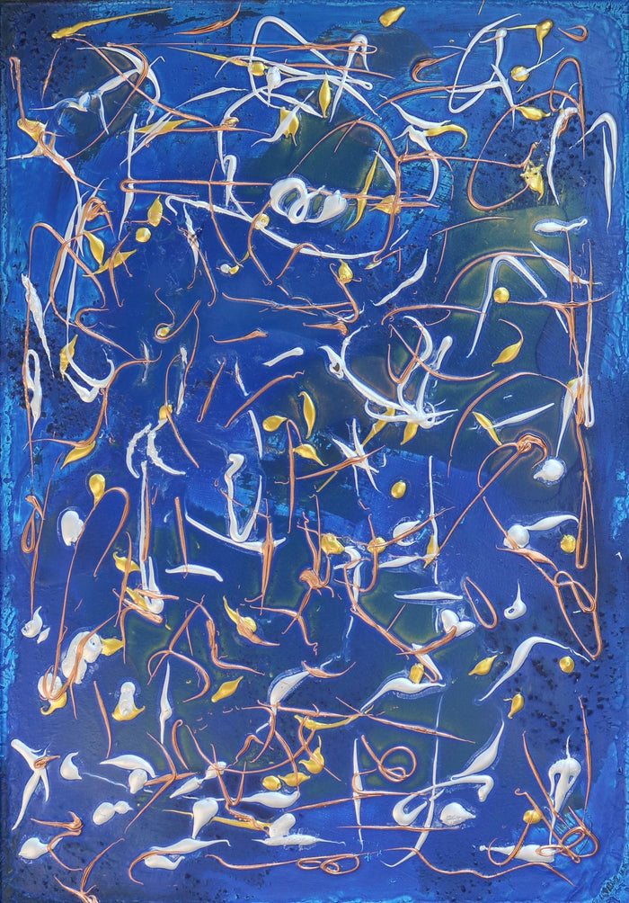 Metalic / 65 x 46 cm sobre tabla / Andrew Evans