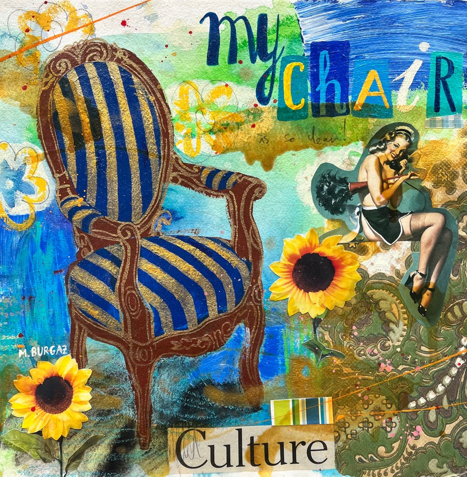 My chair / 30 x 30 cm / María Burgaz