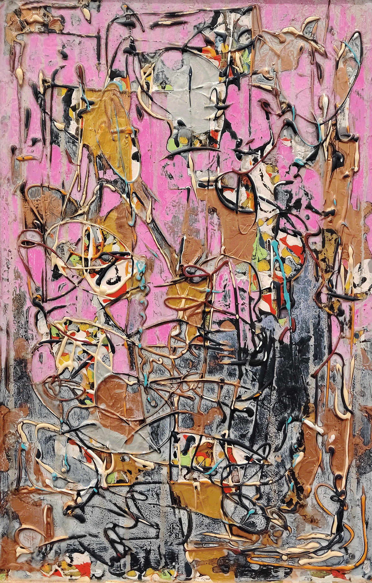 Cielo Rosa / Obra sobre tabla 60 x 40 cm / Andrew Evans