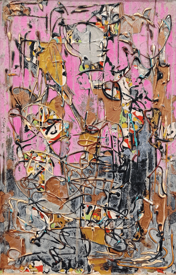 Cielo Rosa / Obra sobre tabla 60 x 40 cm / Andrew Evans