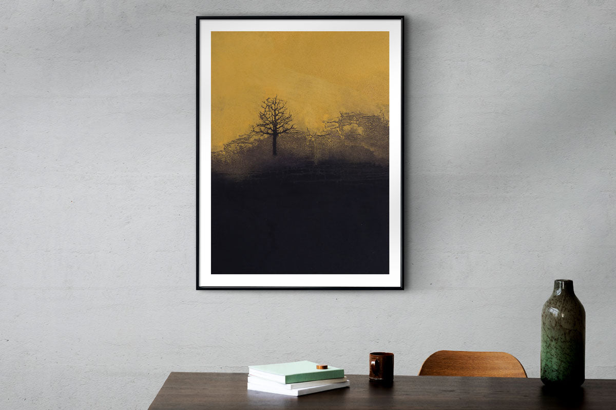 Bosque dorado - José Arias - 42x60cm (A2)