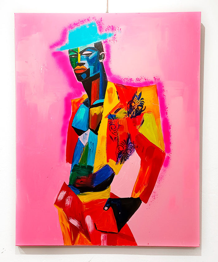 Sapeur / Acrílico sobre lienzo tamaño 91 x 73 cm